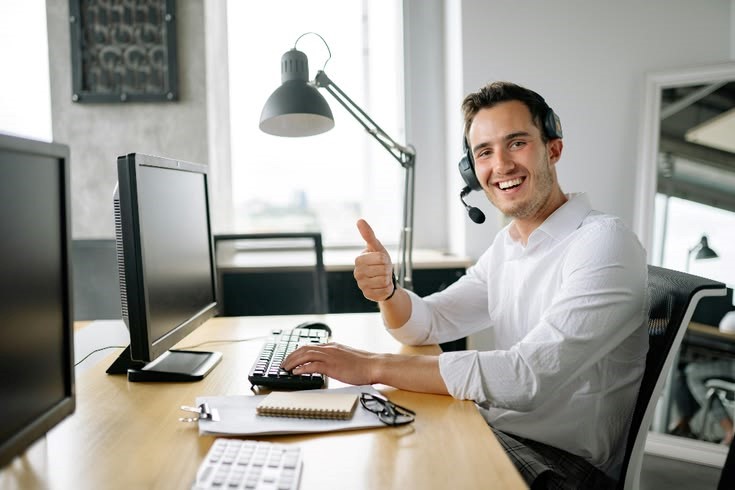 Young IT professional preparing for a technical interview while learning cloud computing, DevOps, and software development skills for high-paying IT jobs